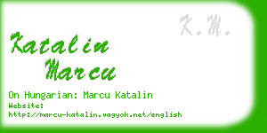 katalin marcu business card